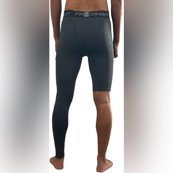Jonscart Youth 3/4 One Leg Compression Capri Pants Athletic Base Layer Underwear - Picture 3 of 9